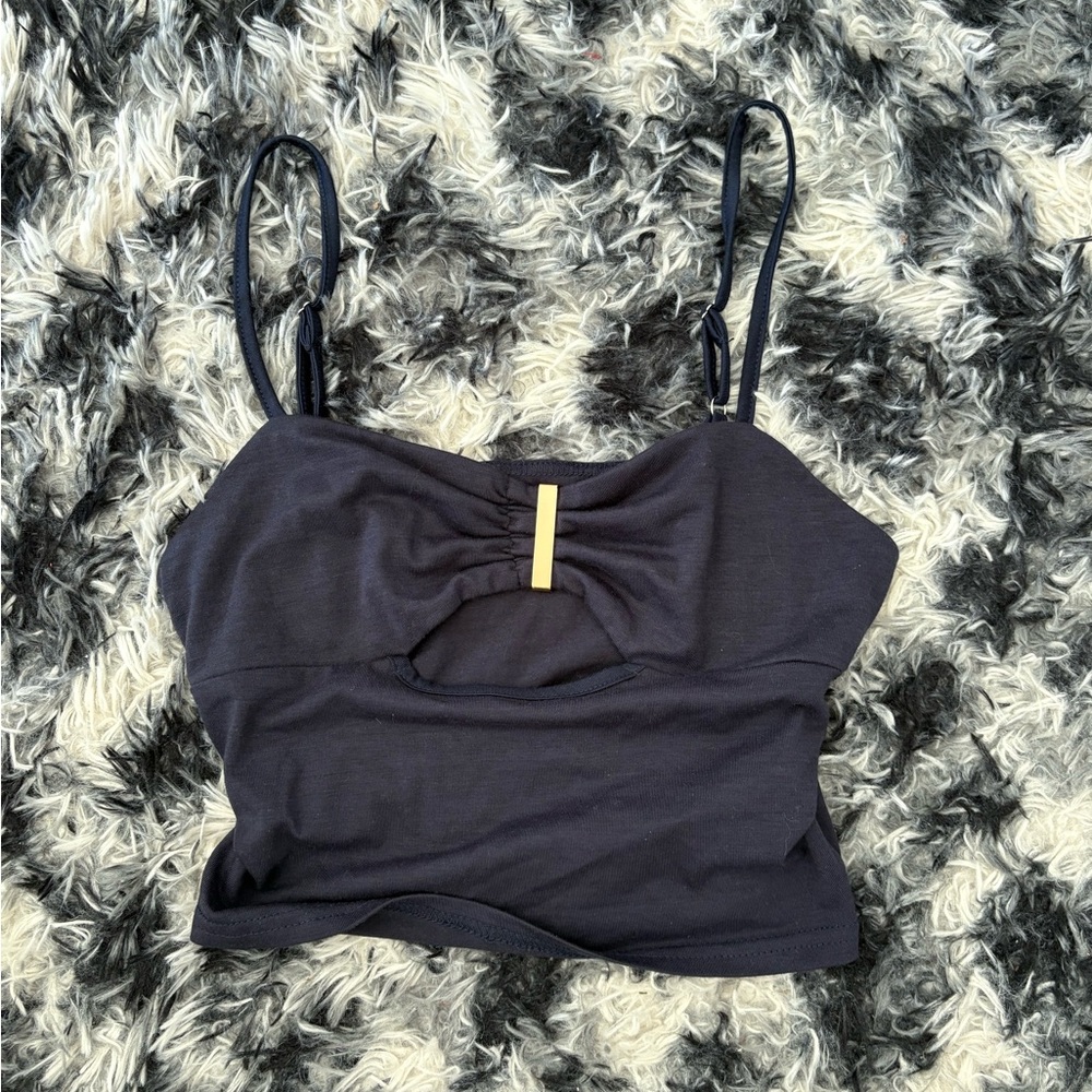 Stylish Navy Blue Women's Top